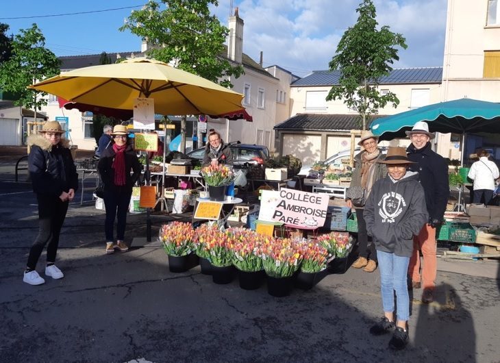 Vente de tulipes au profit du FSE